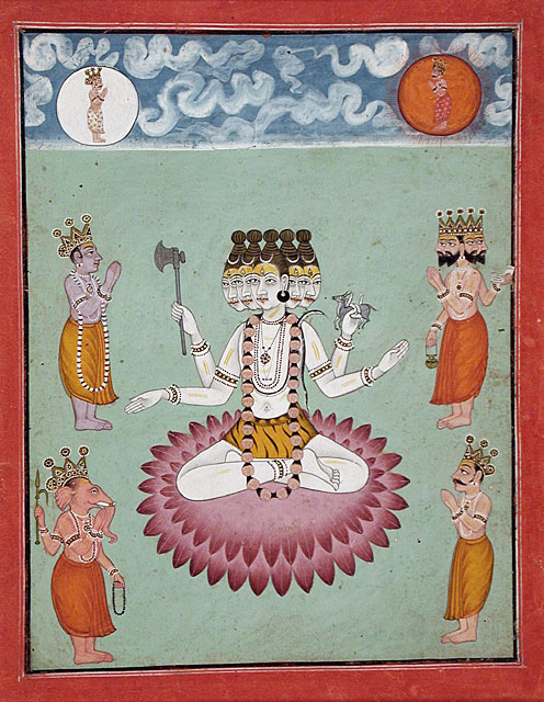 Shiva &agrave; cinq t&ecirc;tes